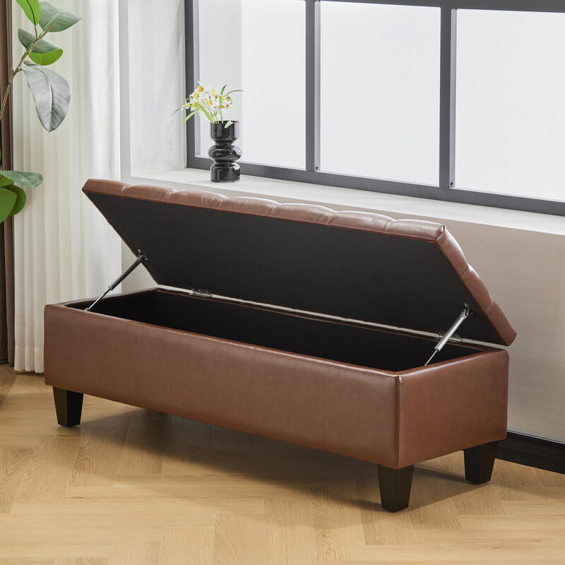 Merax Ottoman Bench with Storage image number 1