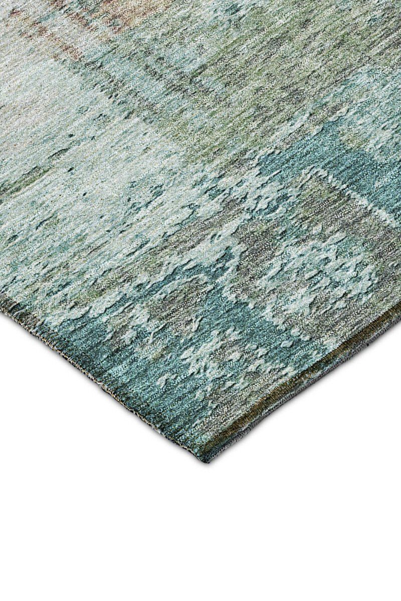 Solace SL5 Teal 8' Round Rug image number 4