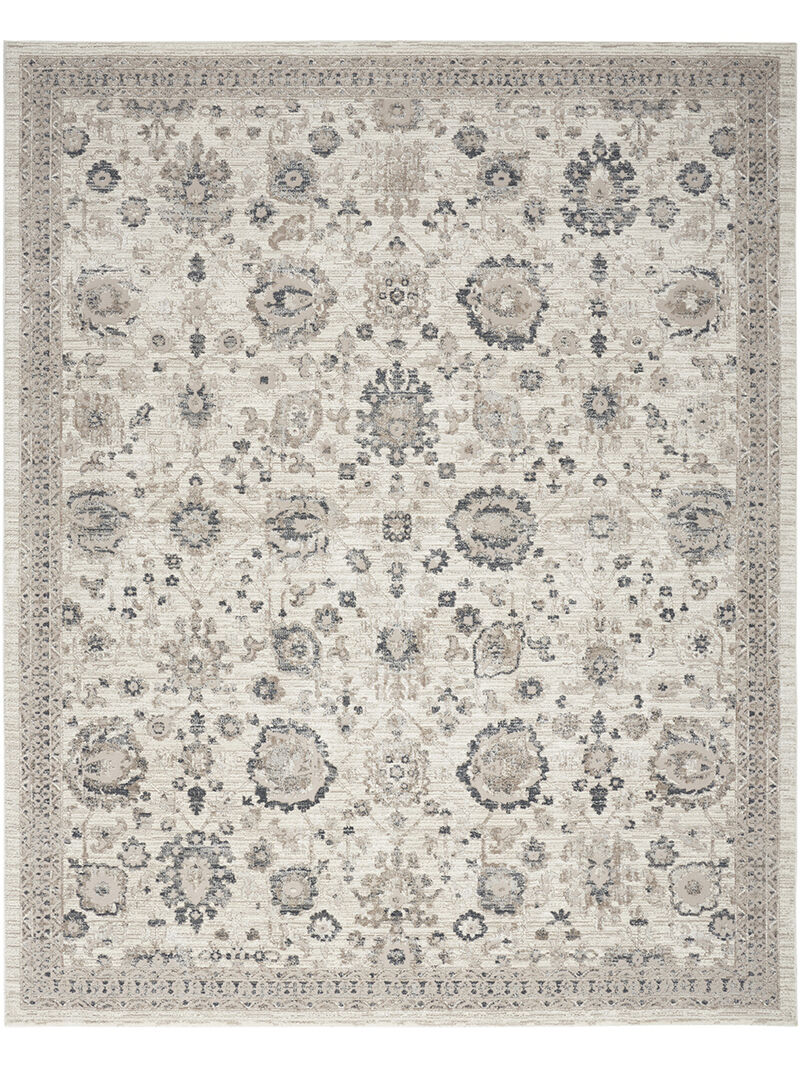 Eco Cycle ECY02 Ivory/Multicolor 9' x 12' Rug