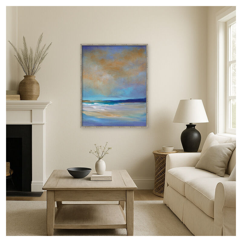 Marine Layer by Sheila Finch Framed Canvas Wall Art image number 4