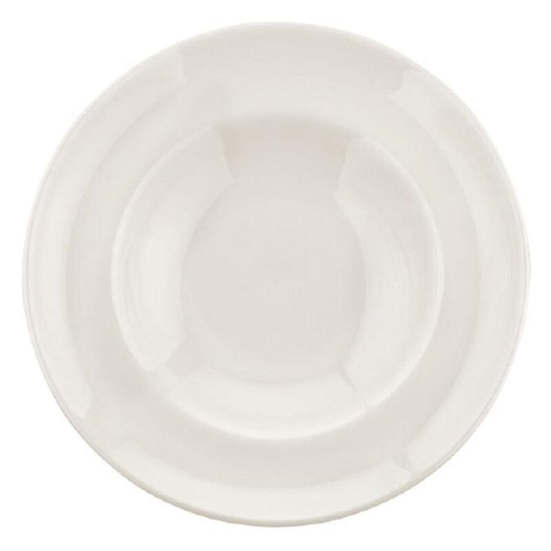 Gourmet dia.10.75" h:2.25" 16 oz. Round Warm White Vitrified Bowl (Set of 2) image number 2