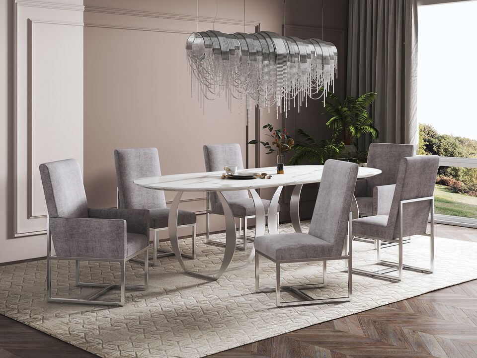 Element Gray Dining Chairs (Set of 6)
