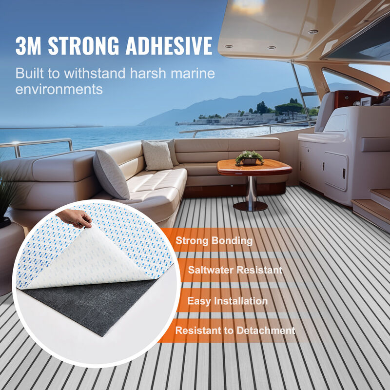 EVA Foam Boat Decking 94.5" x 45.7" with Self-Adhesive Backing image number 2