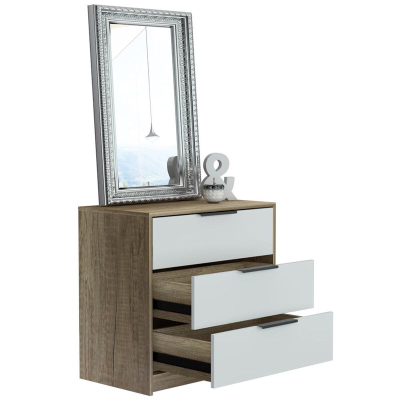 Egeo 3 Drawer Dresser White