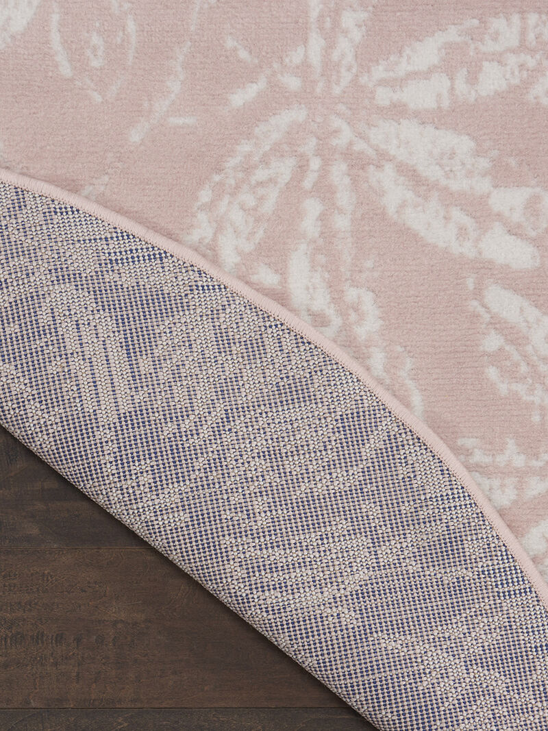 Whimsicle WHS05 Pink 5' x Round Rug image number 1