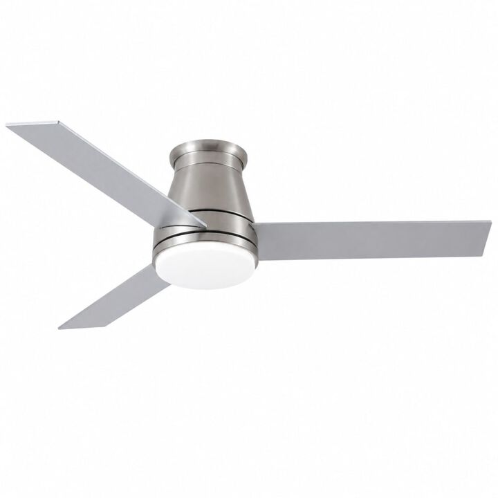 ELEMENT ACE 48 Inch Low Profile Ceiling Fan with Integrated Dimmable LED Light Kit, Reversible Motor, Remote Control, Energy Efficient for Medium Sized Residential and Commercial Spaces.