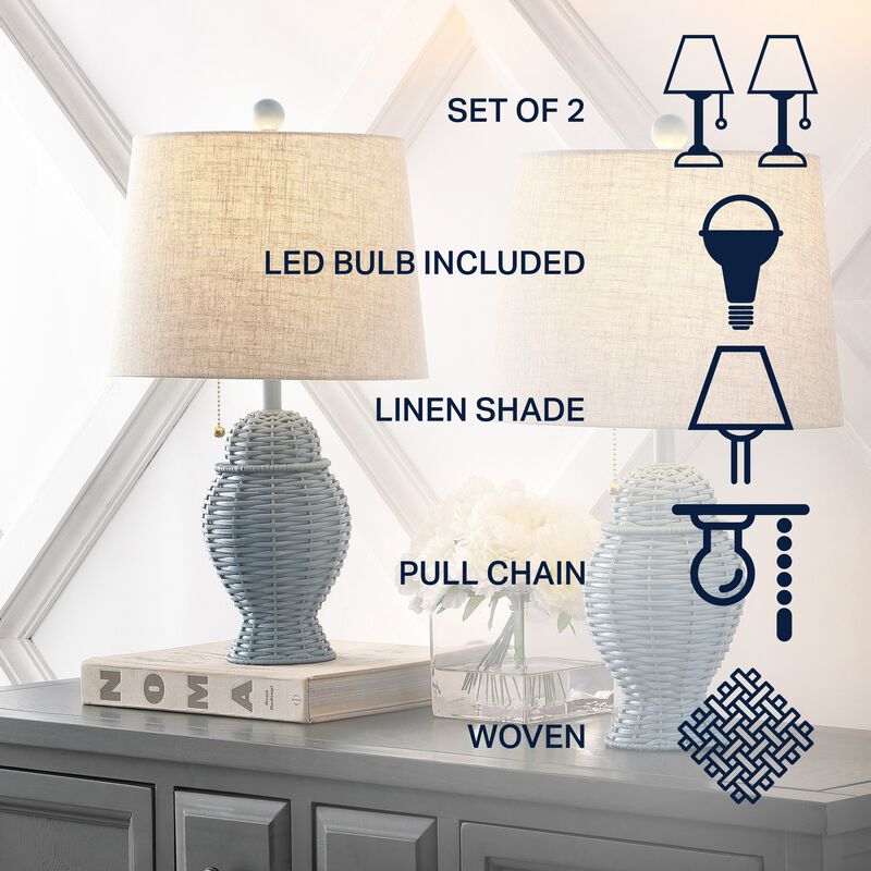 Margie Bohemian Rustic Iron LED Table Lamp