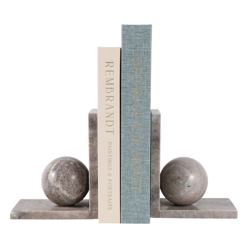 Set of 2 Morchana Ball Bookends image number 1