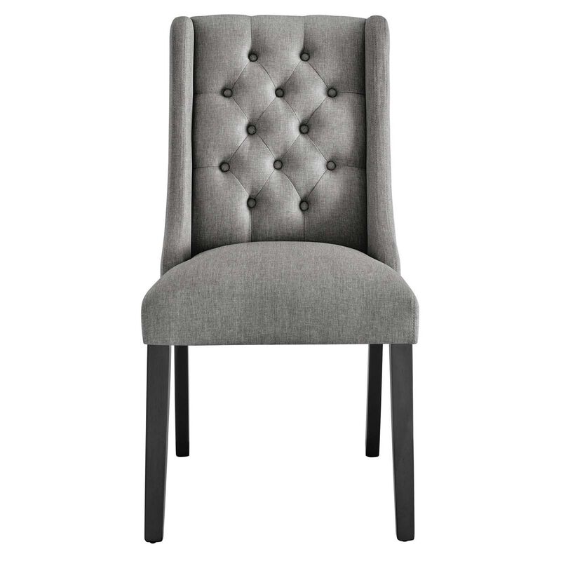 Baronet Button Tufted Fabric Dining Chair image number 5