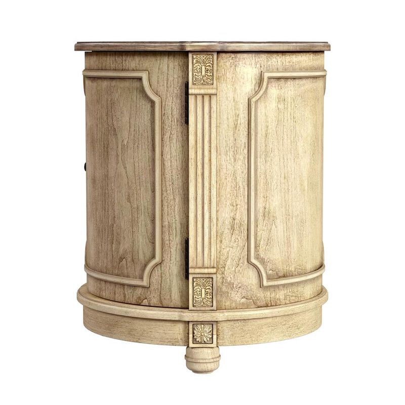 Butler Specialty Thurmond Drum 20W Drum Side Table, Beige