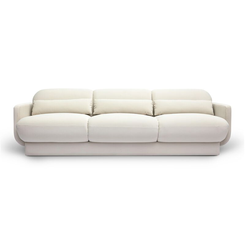 Azalea  Velvet Sofa. image number 0