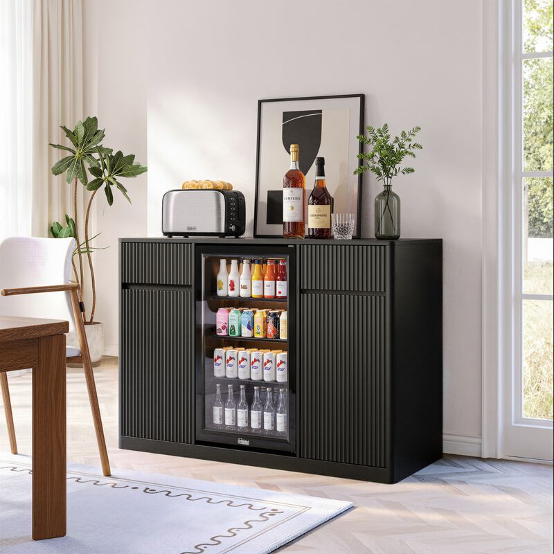 Kabrib Fluted Bar Cabinet image number 2