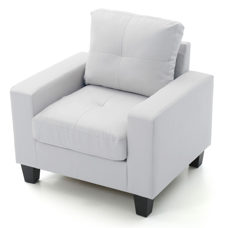 Newbury G460A Newbury Club Chair, WHITE