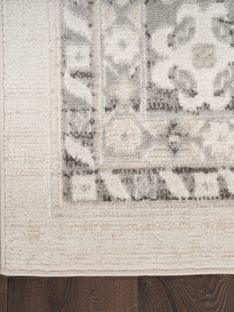 Serenity Home SRH01 Ivory/Gray 9' x 12' Rug