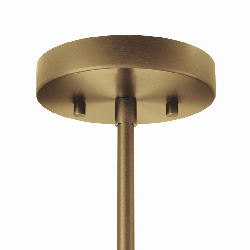 Modway Rekindle 8-Light Chandelier in Satin Brass image number 3