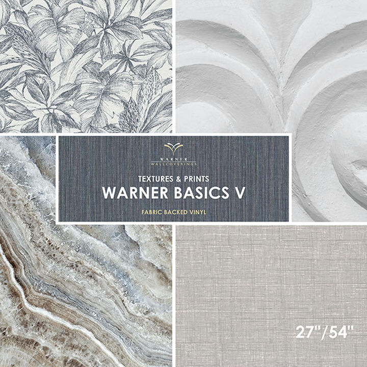 Coltrane Light Grey Faux Grasscloth Wallpaper