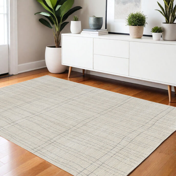 HomeRoots Abstract Area Rug