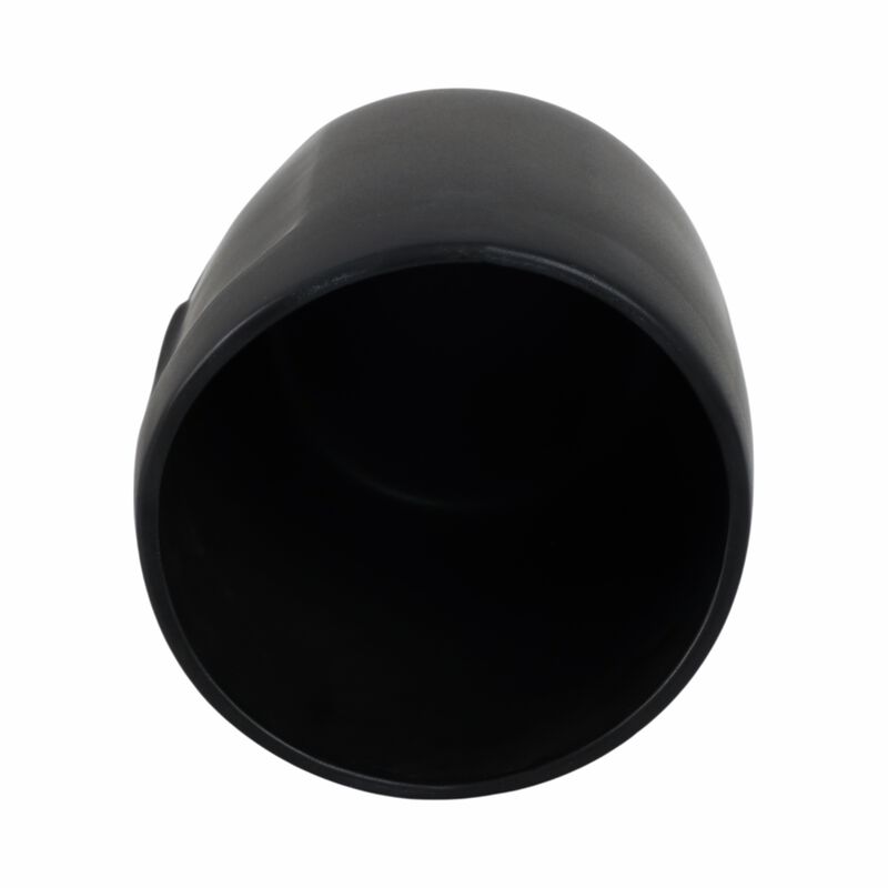 6" Face Vase, Black