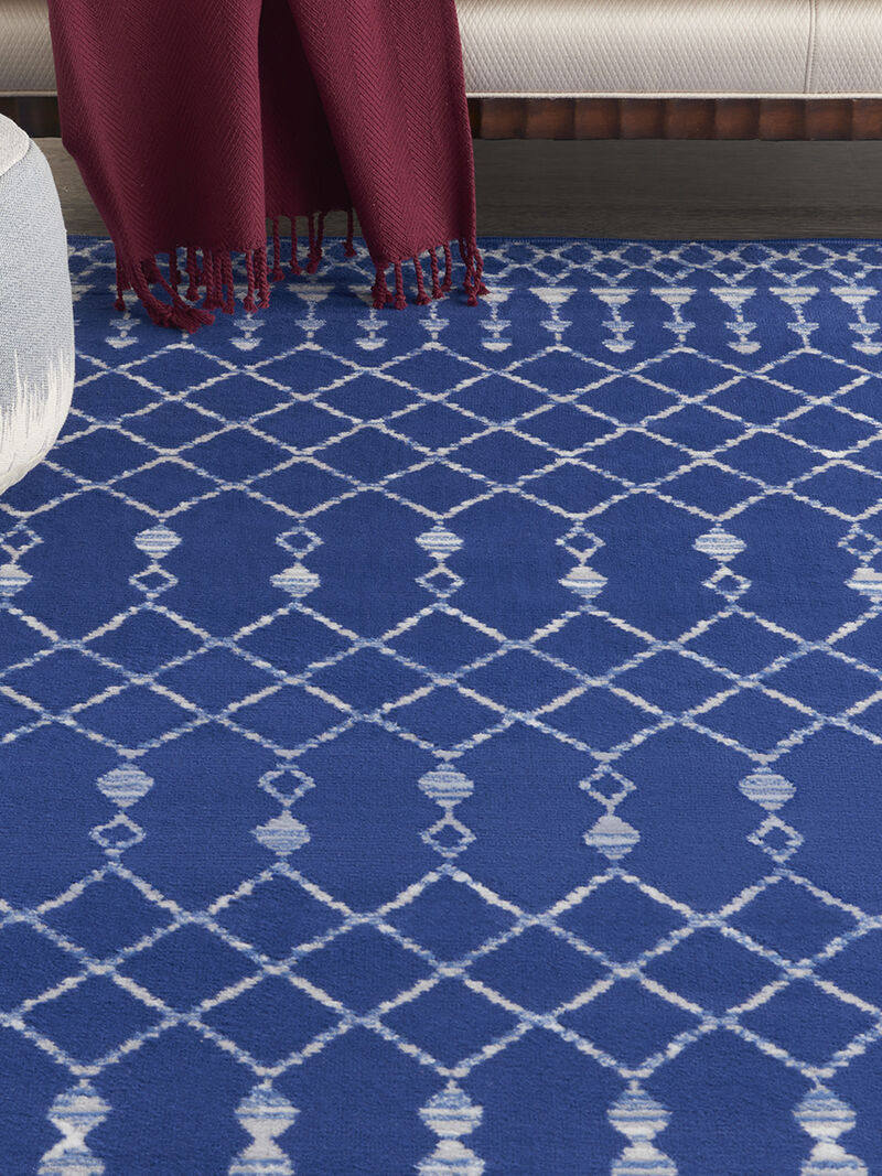 Whimsicle WHS02 Navy 8' x Round Rug