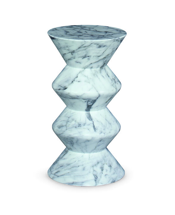 Martini Table Faux Marble