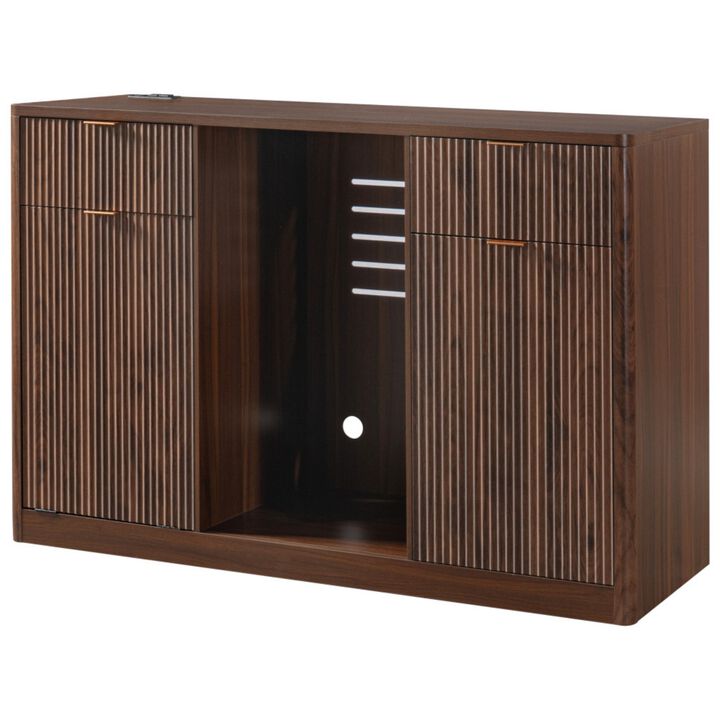 Cekfal Mini Fridge Wine Bar Sideboard Cabinet