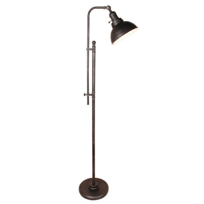 Hivvago 65-inch Tall Floor Lamp Task Light in Distressed Metal Finish