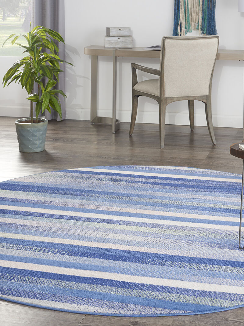 Whimsicle WHS12 Turquoise/Multicolor 8'4" x 11'6" Rug image number 6