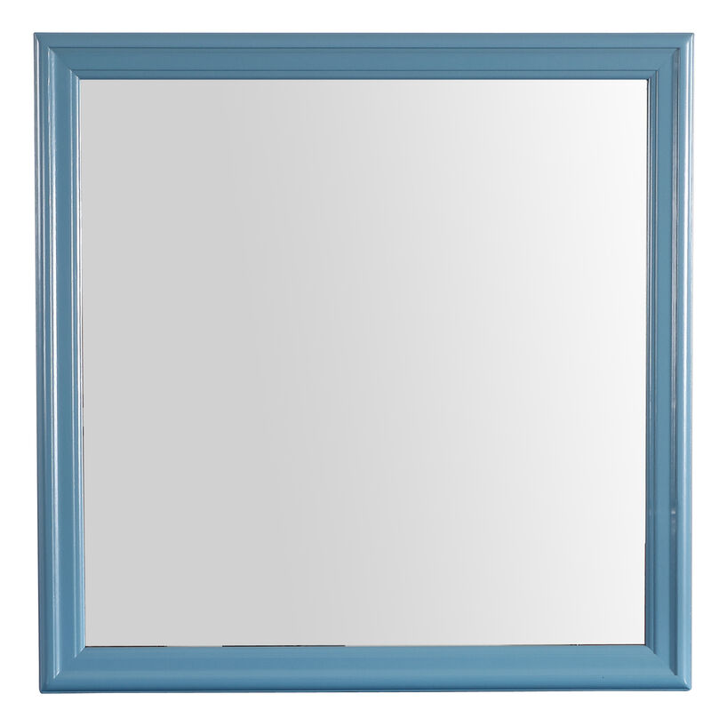 38 in. x 38 in. Classic Square Framed Dresser Mirror