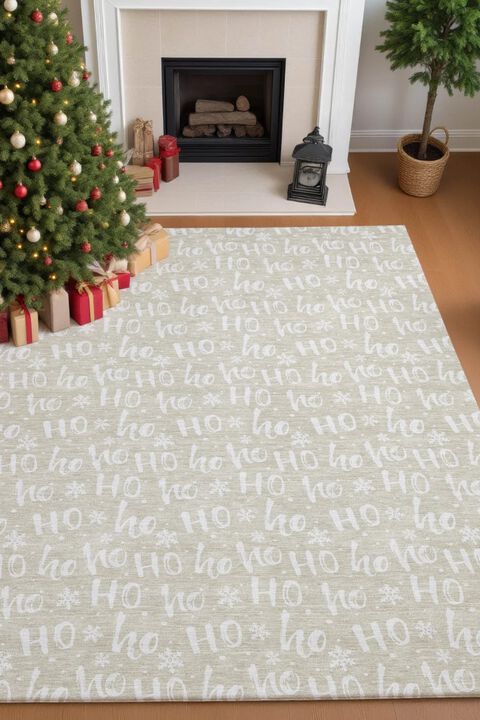 Merry & Bright MY22 Beige 10' x 14' Rug