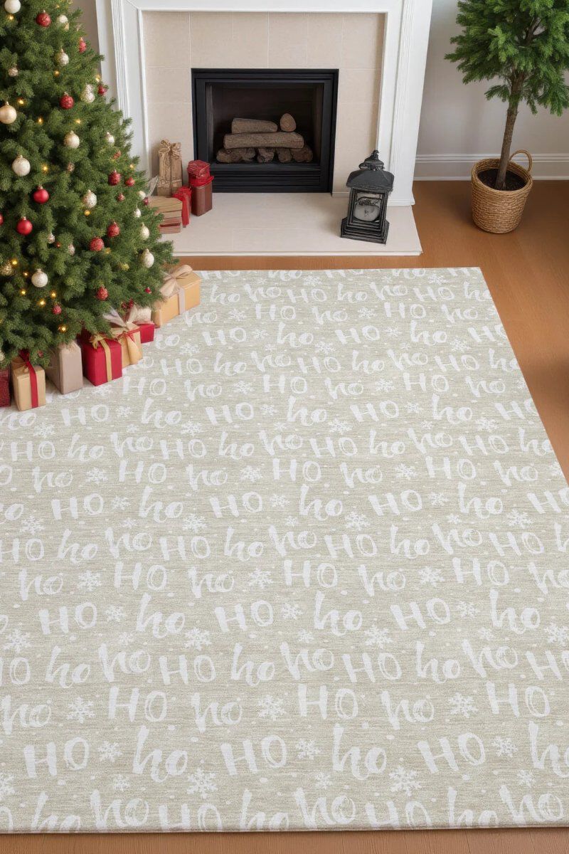 Merry & Bright MY22 Beige 3' x 5' Rug image number 2