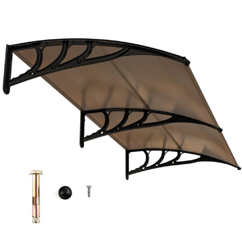Sun & Rain Protection Overhang Awning  Outdoor Canopy for Doors, Windows & Patios image number 0