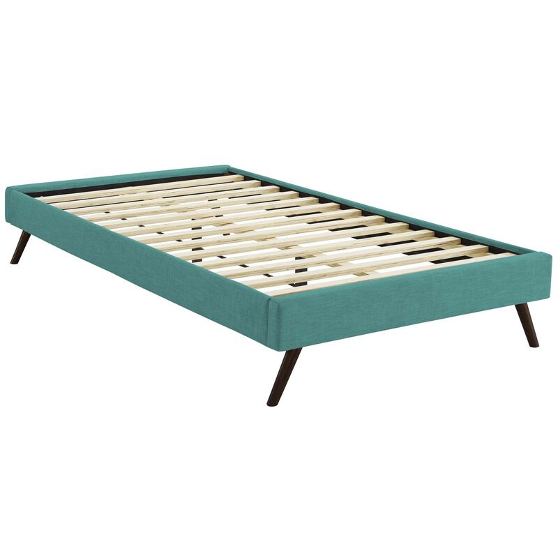 Modway - Loryn Twin Fabric Bed Frame with Round Splayed Legs image number 2