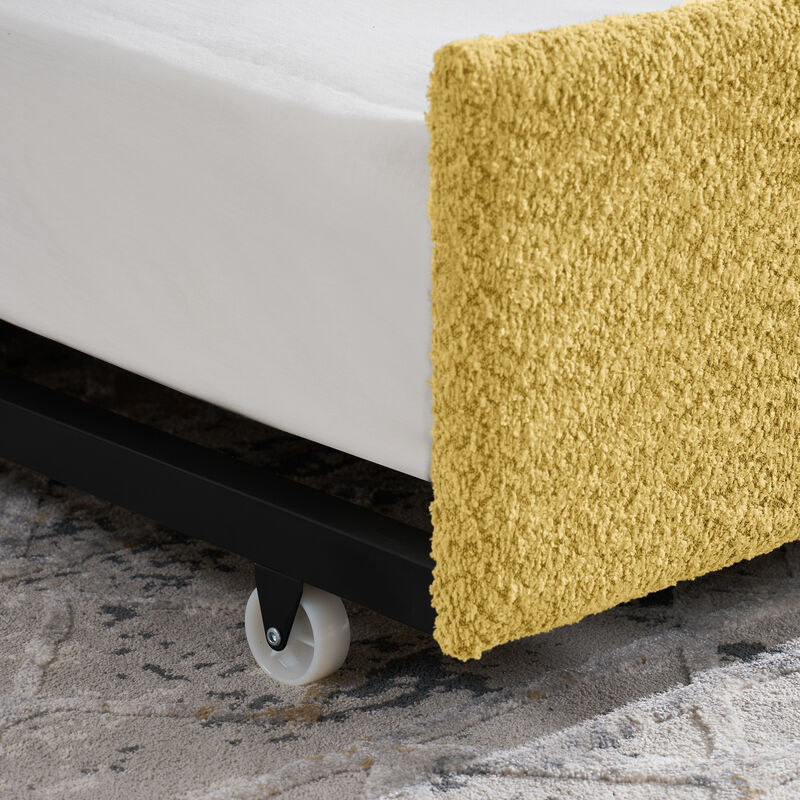 Nugfub Pop-up Trundle Upholstered Daybed image number 5