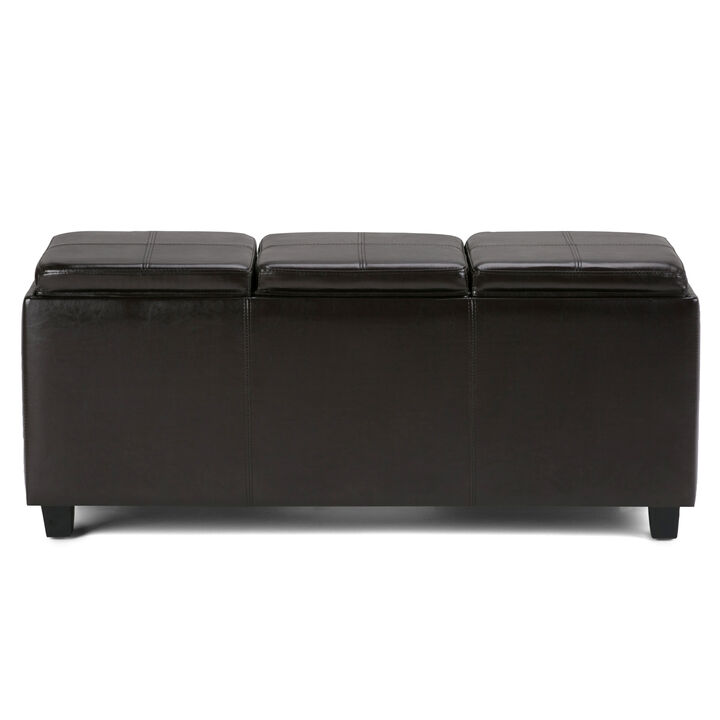 Simpli Home Avalon Storage Ottoman
