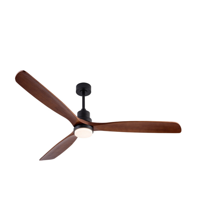 ELEMENT ACE 72 Inch Modern Ceiling Fan With Light Remote Control Reversible DC Motor Dimmable LED image number 3