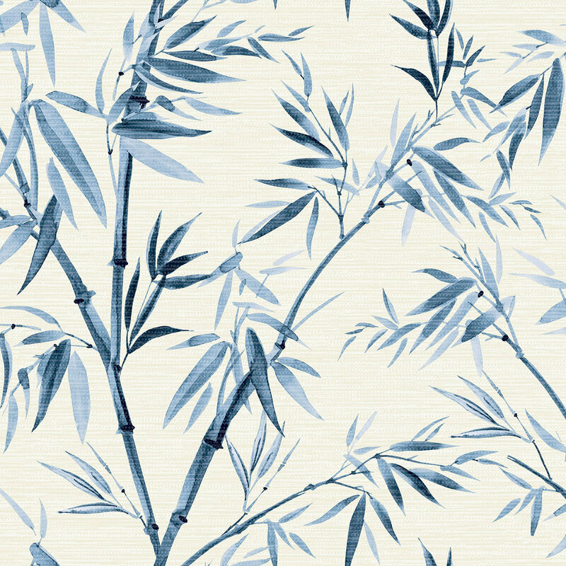 Moriko Blue Bamboo Wallpaper image number 0