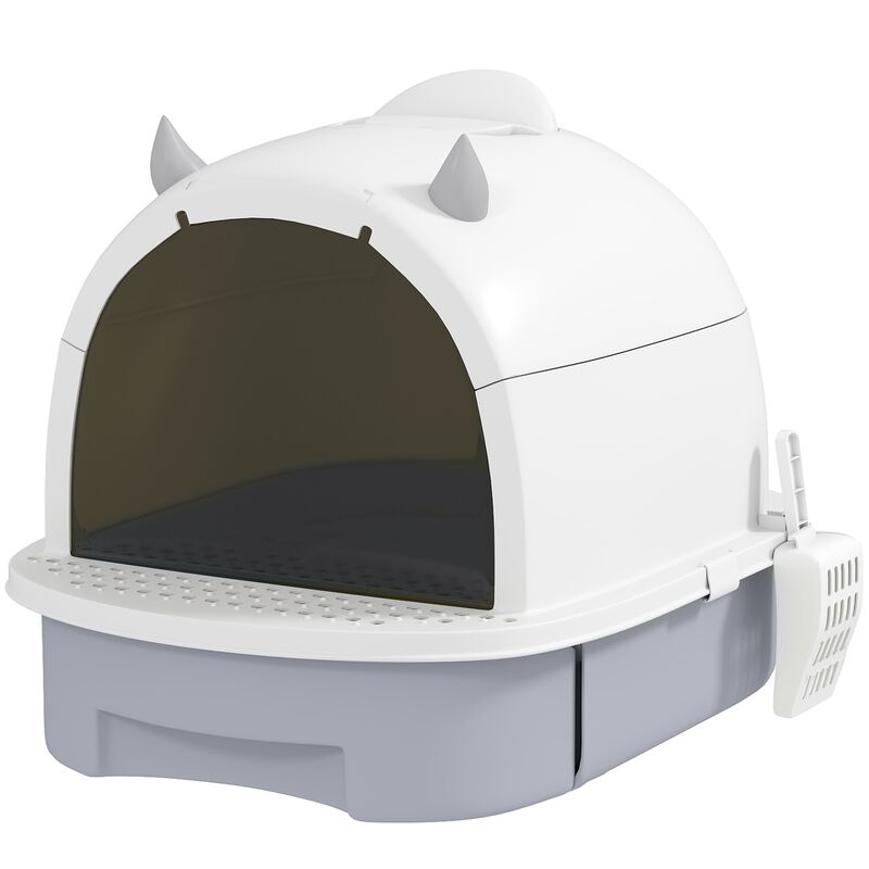 Wooden Cat Litter Box Cabinet for Neat and Stylish Pet Area image number 0