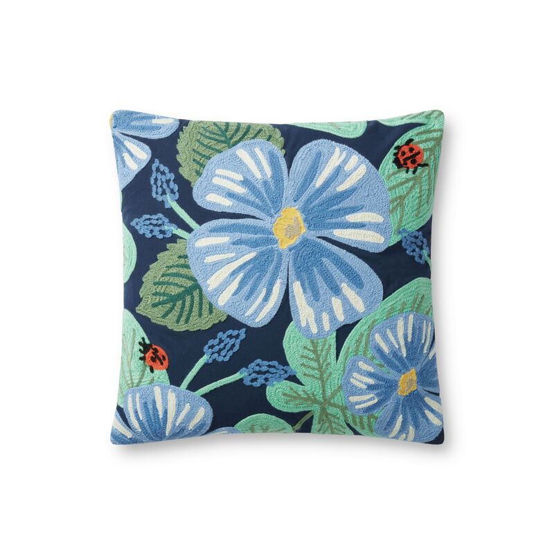 BLUE Violet Prp0035 Pillow Collection by Rifle Paper Co. × Loloi