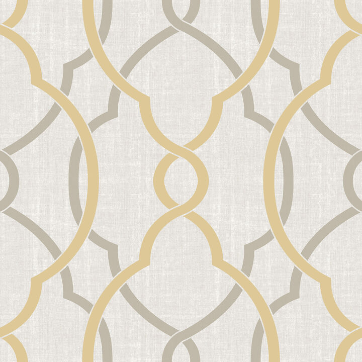 Taupe Sausalito Peel & Stick Wallpaper