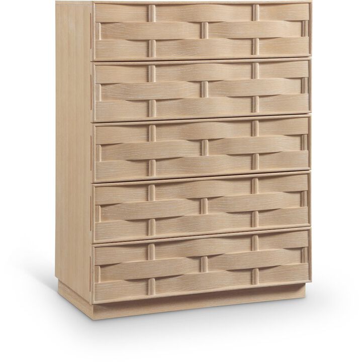 Meridian Furniture Weave Natural Chest