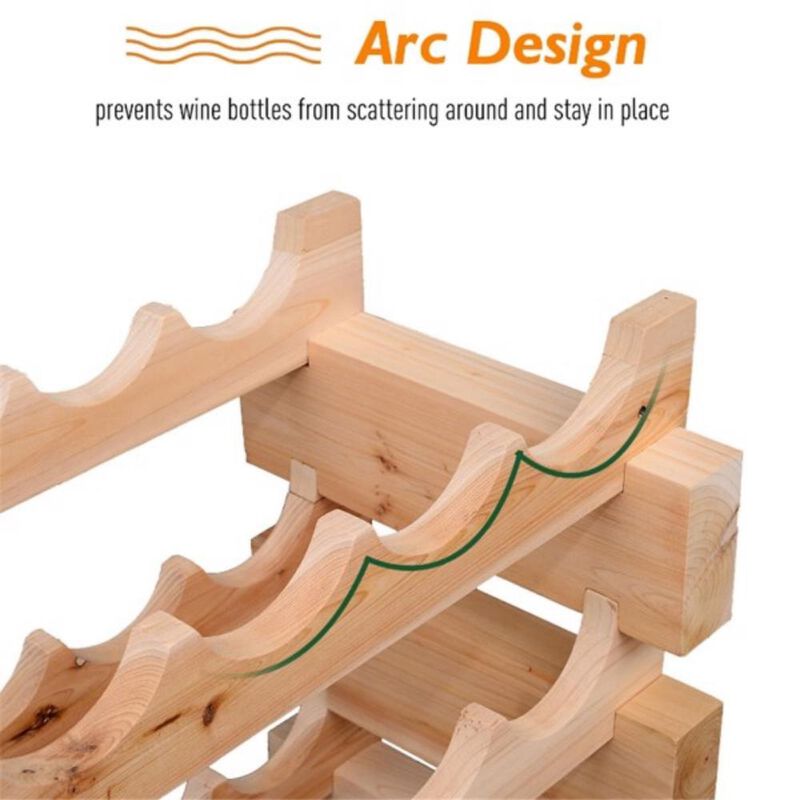 Wine Rack – Elegant and Functional Bottle Storage for Kitchen, Dining Room, or Bar Area
