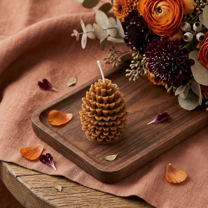 HomeRoots 3" Scented Dimensional Pinecone Candle
