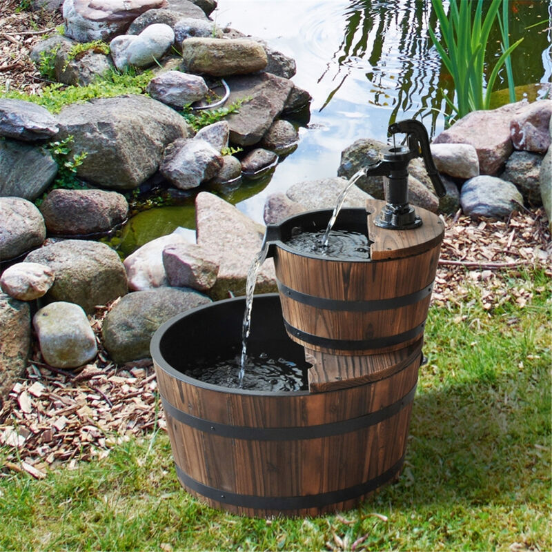 Water Fountain & Fish Tank Combo &ndash; Tranquil Feature for Indoor & Outdoor Spaces image number 6
