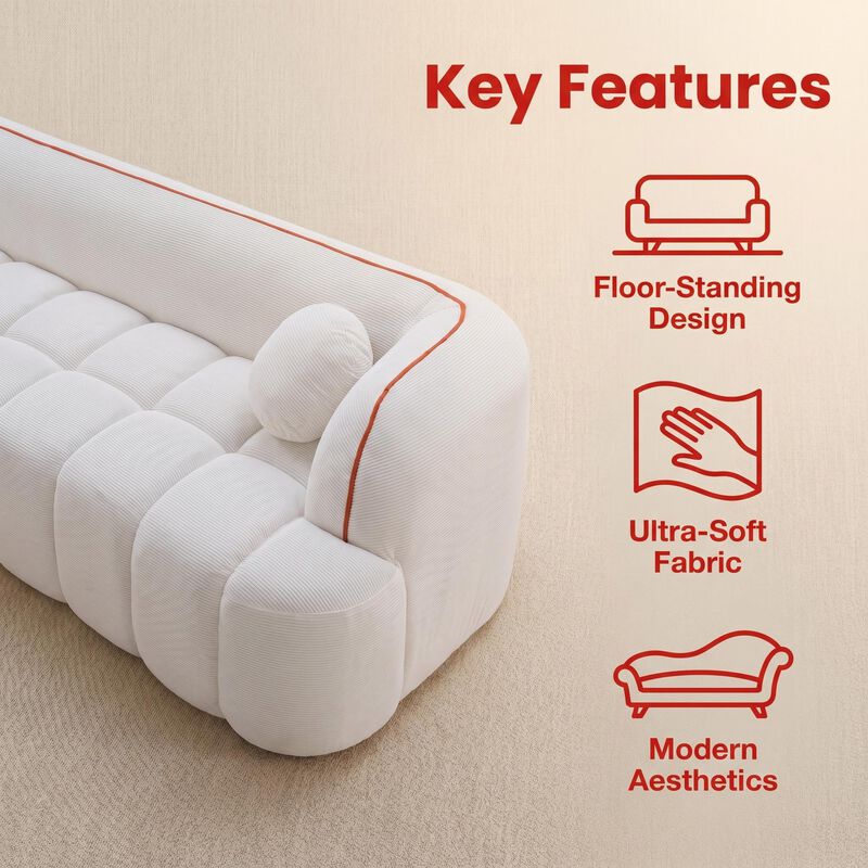 Medzat Modern Compressed Sofa image number 7