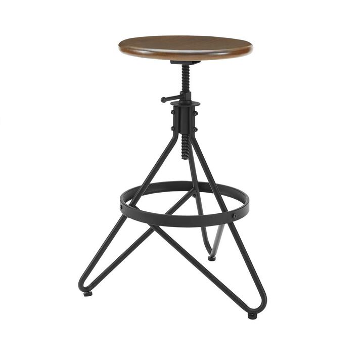 Kalen Adjustable Height Swivel Bar Stool