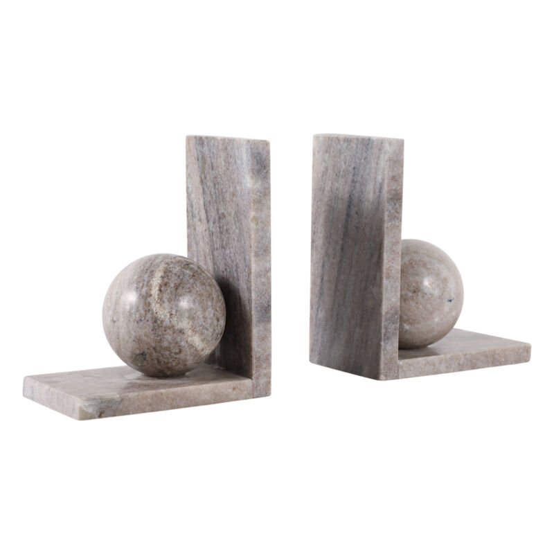 Set of 2 Morchana Ball Bookends image number 2