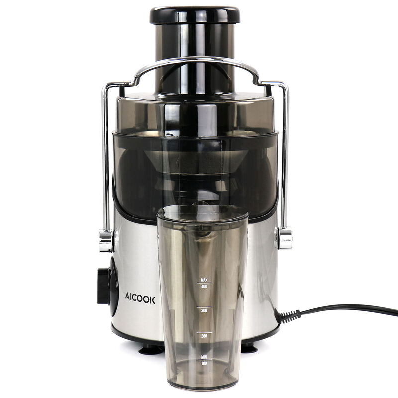 AICOOK Centrifugal Self Cleaning Juicer and Juice Extractor in Silver image number 5