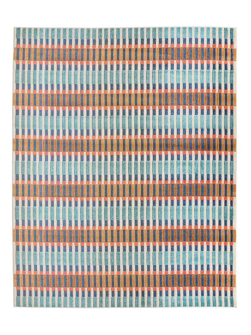 Alina Notch Blue 7'6" x 9'6" Rug image number 0