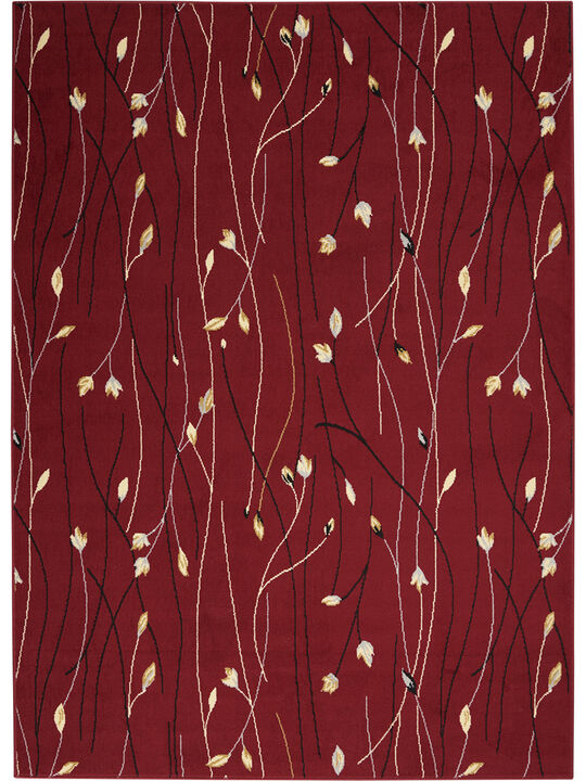 Grafix GRF15 Red 6' x 9' Rug