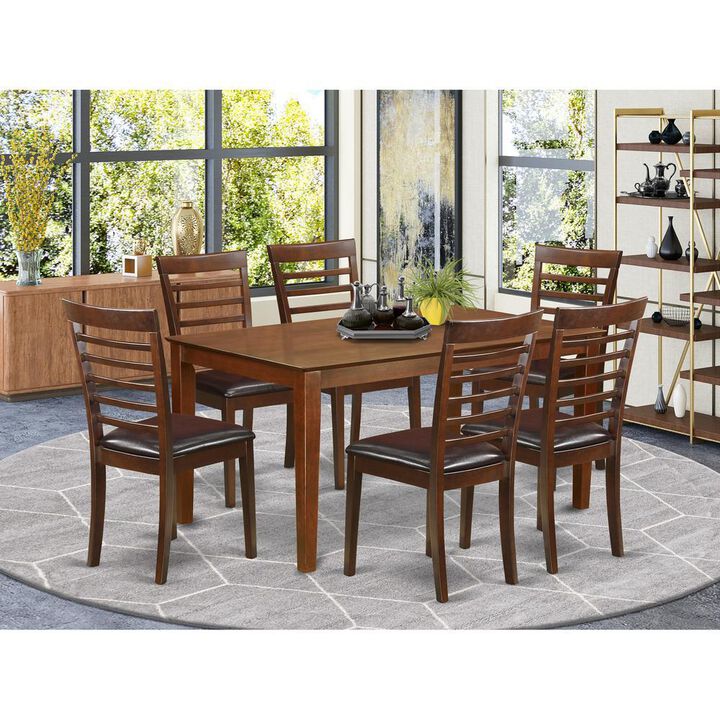 7 Pc Dining set- Dining Table and 6 Dining Chairs